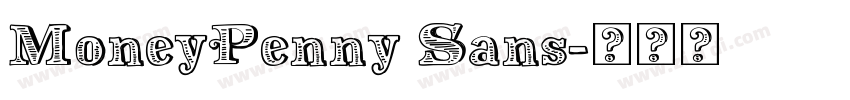 MoneyPenny Sans字体转换
